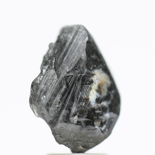 4.07 Carat Natural Black Rough Diamond Raw Octahedron Uncut