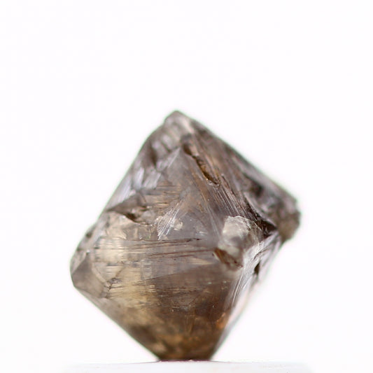 0.92 Carat Fancy Cognac Brown Octahedron Natural Rough Diamond 5.95 MM - Blackdiamond