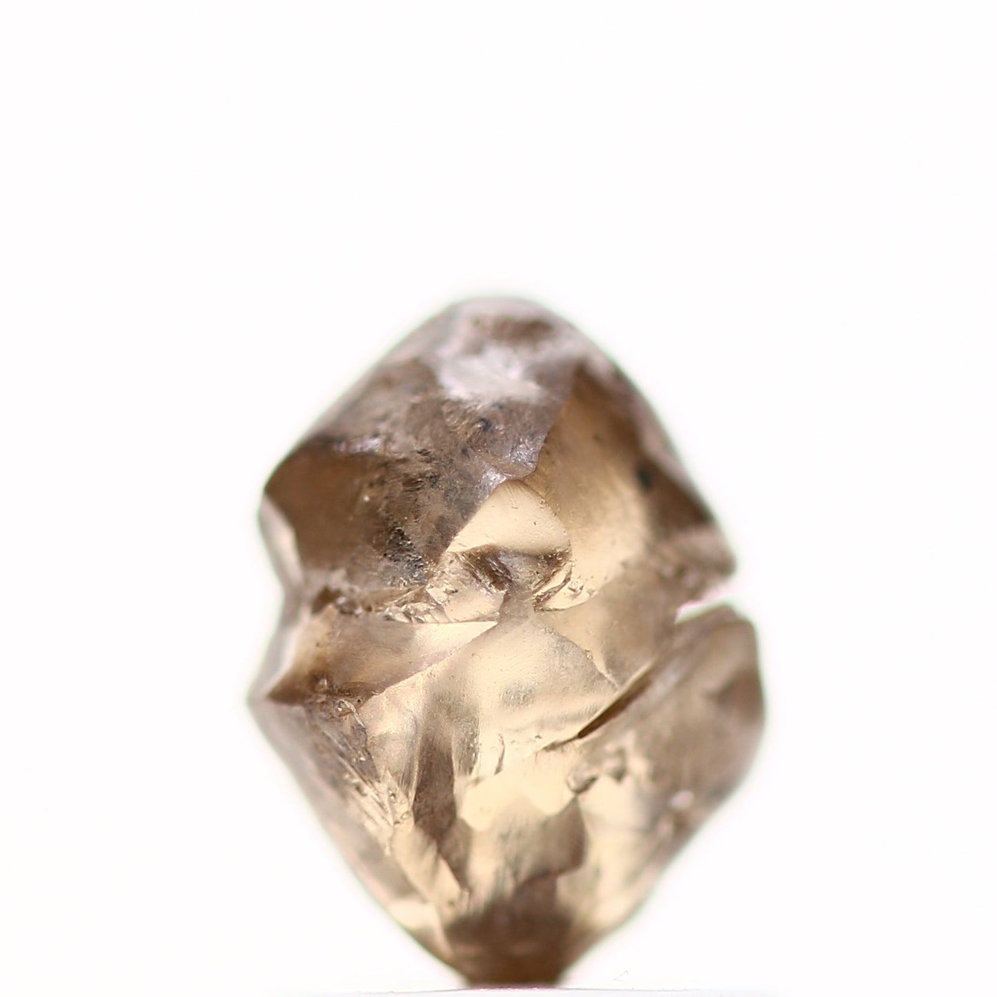 1.90 Carat Fancy Brown Crystal Uncut Raw Rough Natural Diamond 7.70 MM - Blackdiamond