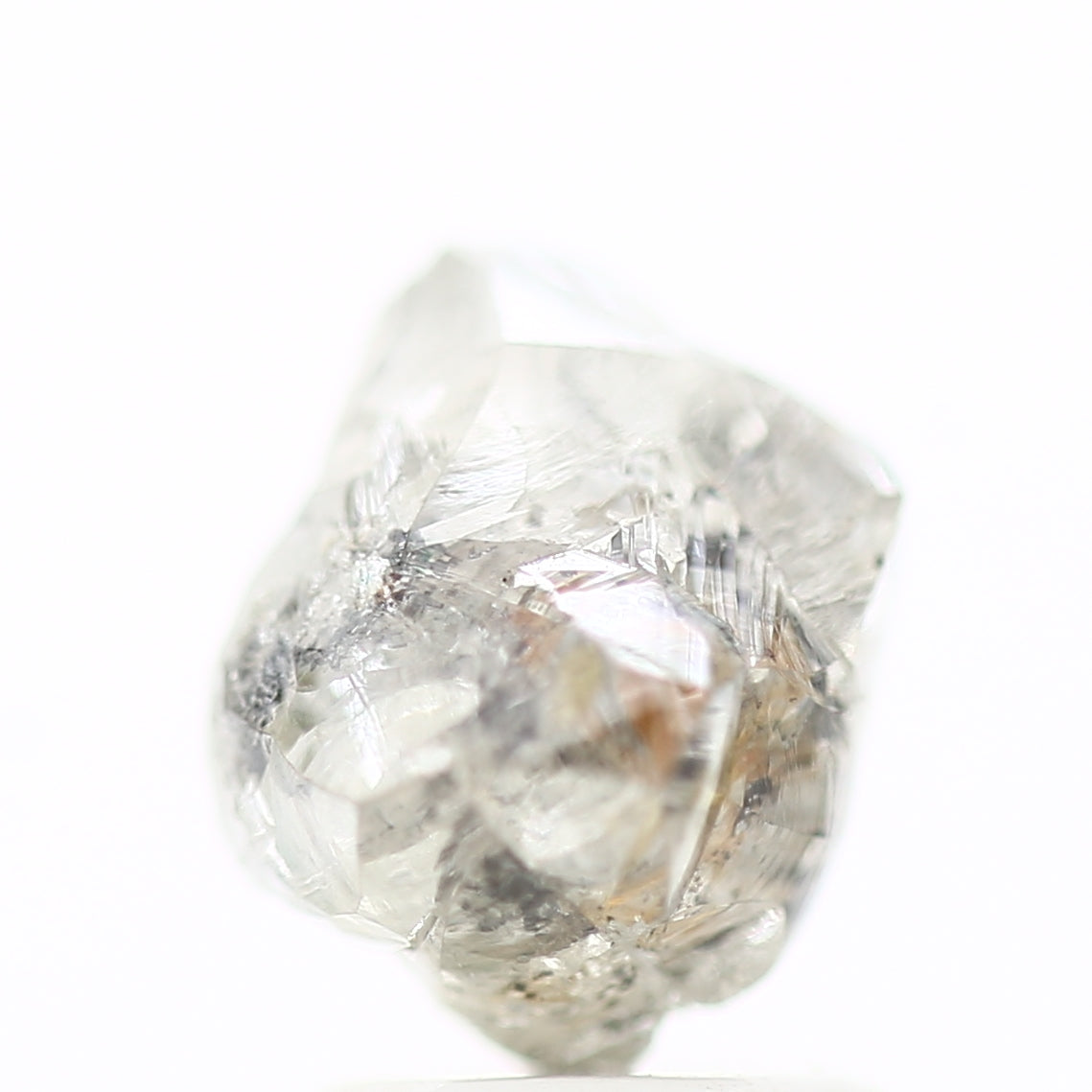 2.29 Carat Rough White Crystal Clear Raw Natural Diamond - Blackdiamond