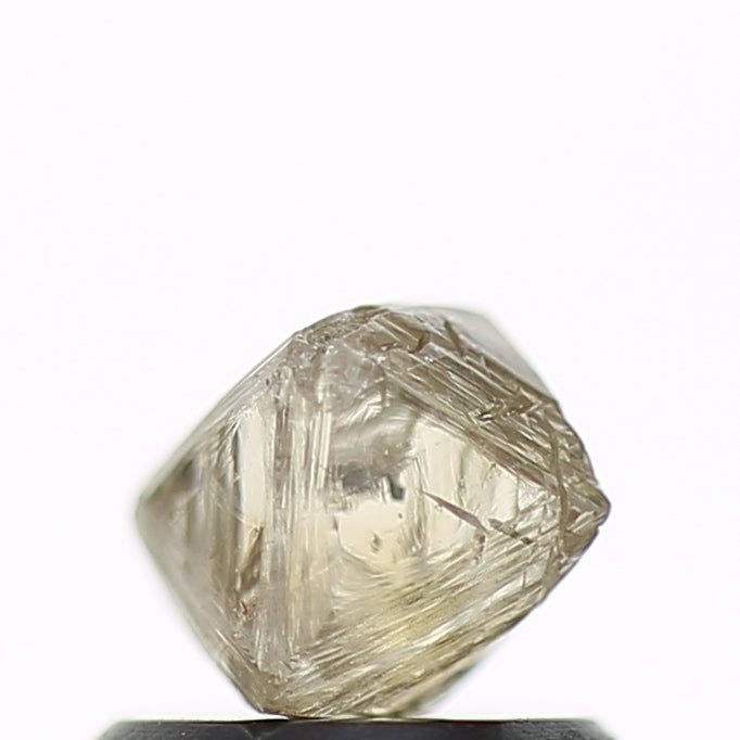 0.98 Carat Natural Octahedron Brown Uncut Loose Diamond 4.7 MM