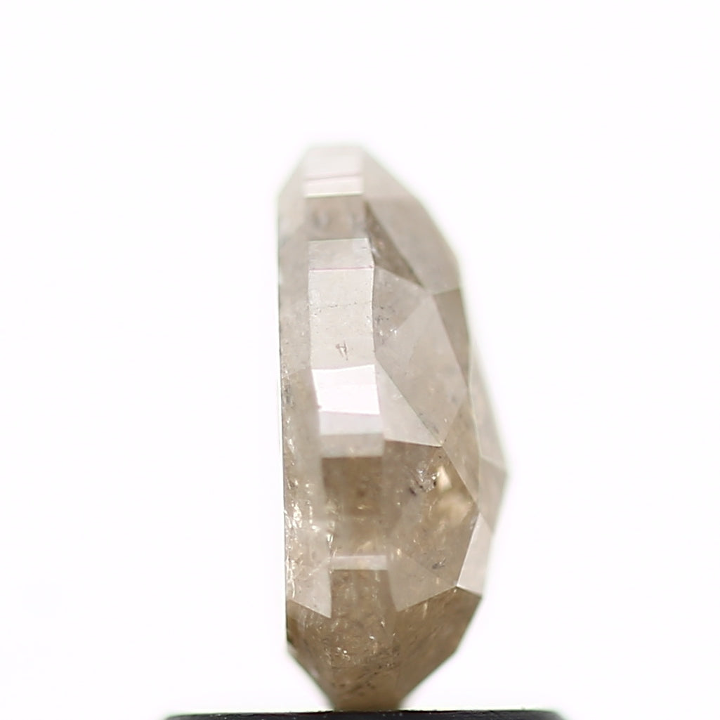 1.28 Carat Fancy Brown Pear Rose Cut Natural Diamond 7.78 MM