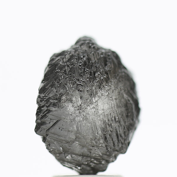 4.64 Carat Black Gray Natural Raw Uncut Rough Diamond
