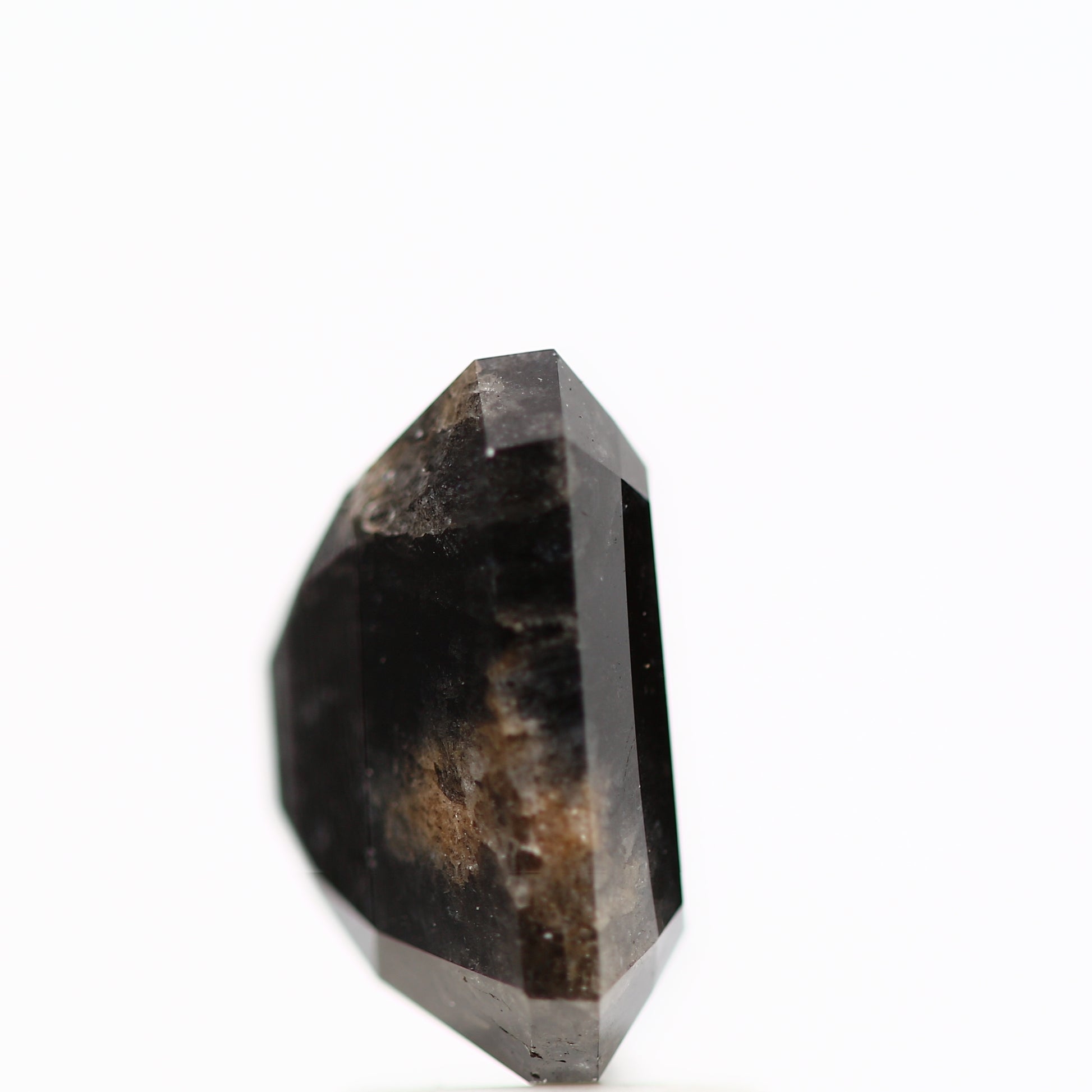 4.51 Carat 9.75 MM Natural Fancy Black Emerald Cut Loose Diamond - Blackdiamond