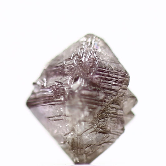 0.97 Carat Rare Purple Pink Octahedron Rough Raw Diamond 6.10 MM - Blackdiamond