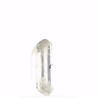 0.70 Carat 6.32 MM Natural White Baguette Cut Salt and Pepper Diamond - Blackdiamond