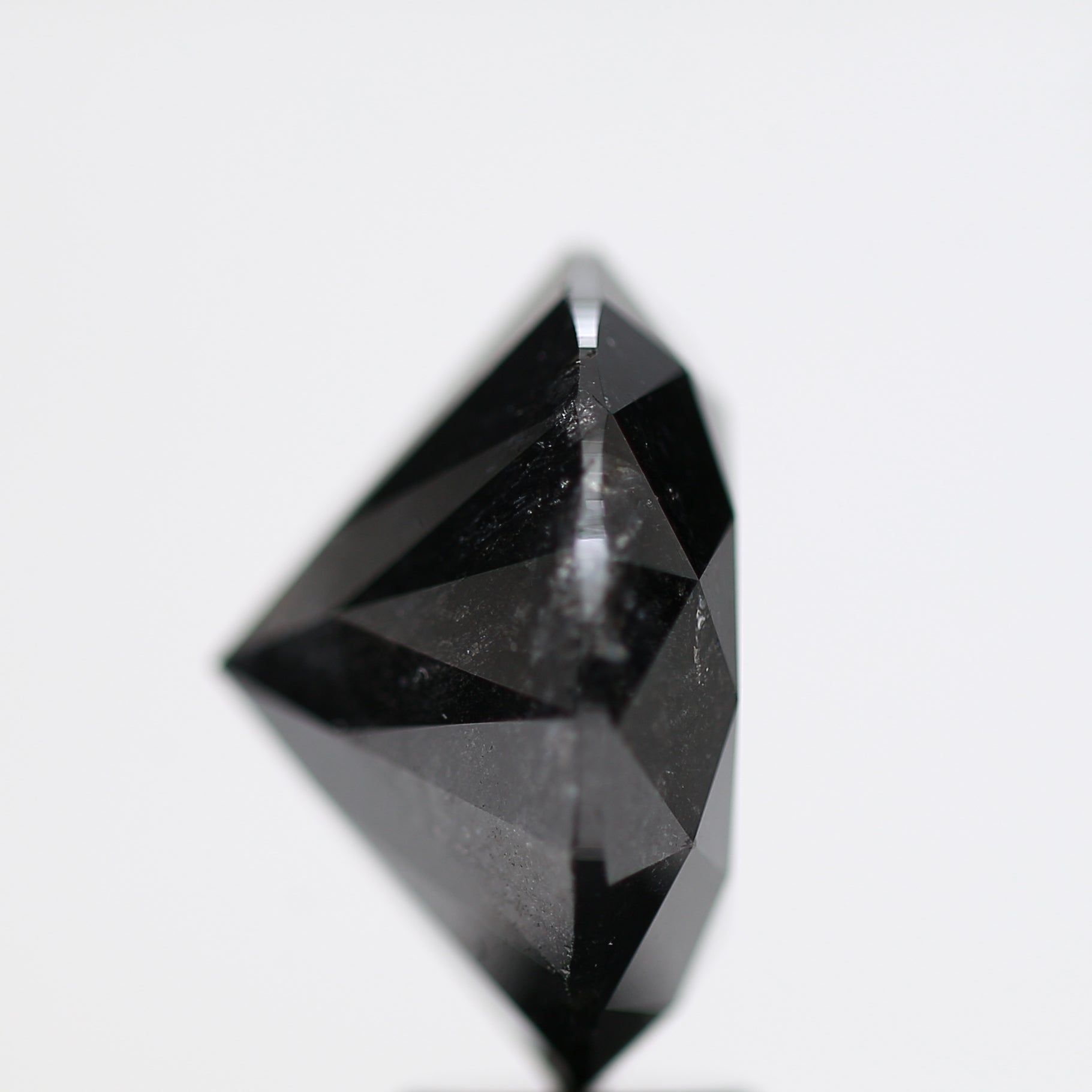9.30 Carat Fancy Black Round Brilliant Diamond GIA Certified