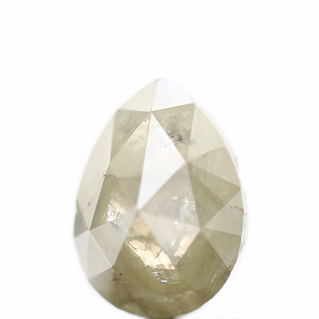 1.30 Carat Natural Pear Rose Cut Rustic Loose Diamond SDM88