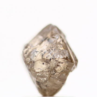 1.95 Carat Natural Octahedron Brown Crystal Raw Rough Diamond 6.50 MM - Blackdiamond