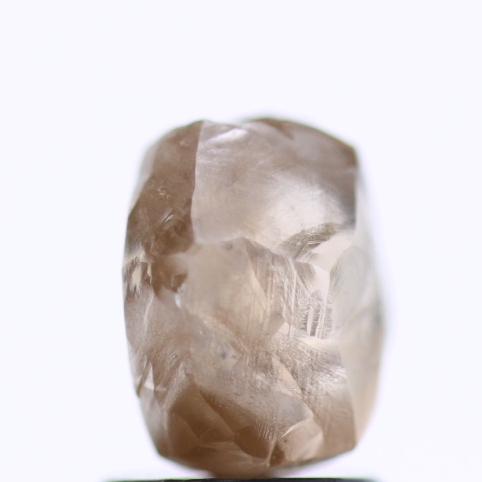 2.13 Carat Natural Fancy Champagne Brown Raw Rough Diamond 7.3 MM