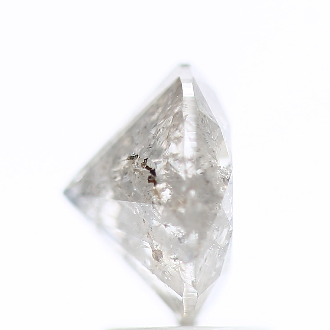 2.51 Carat Icy Gray Salt and Pepper Natural Celestial Diamond 8.50 MM