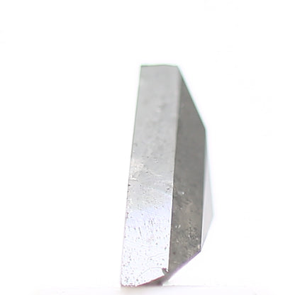 0.62 Carat 5 MM Natural Fancy Gray Triangle Salt and Pepper Diamond - Blackdiamond