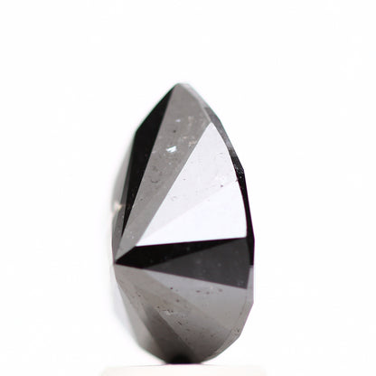 2.16 Carat Natural Black Pear Shape Salt and Pepper Diamond