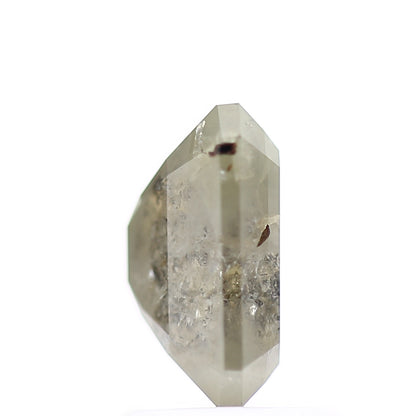 1.83 Carat Natural Emerald Rustic Gray Loose Diamond 7.94 MM - Blackdiamond