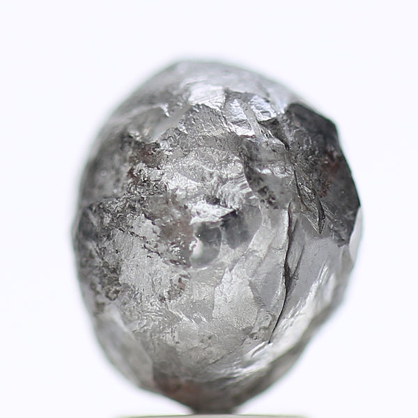 6.32 Carat Natural Fancy Gray Rough Diamond For Custom Raw Ring Design