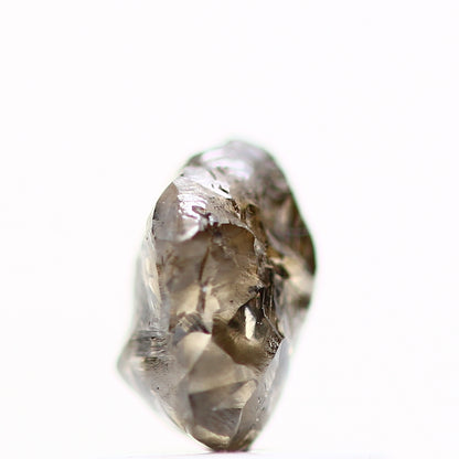 0.88 Natural Fancy Champagne Brown Crystal Uncut Rough Diamond 5.80 MM - Blackdiamond