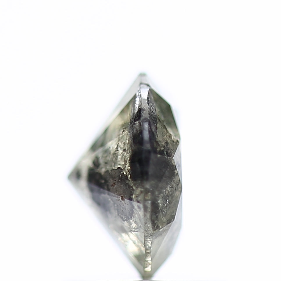 1.16 Carat Round Salt and Pepper For Celestial Diamond Ring 6.82 MM