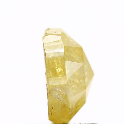 1.02 Carat Fancy Yellow Oval Salt and Pepper Diamond 6.87 MM