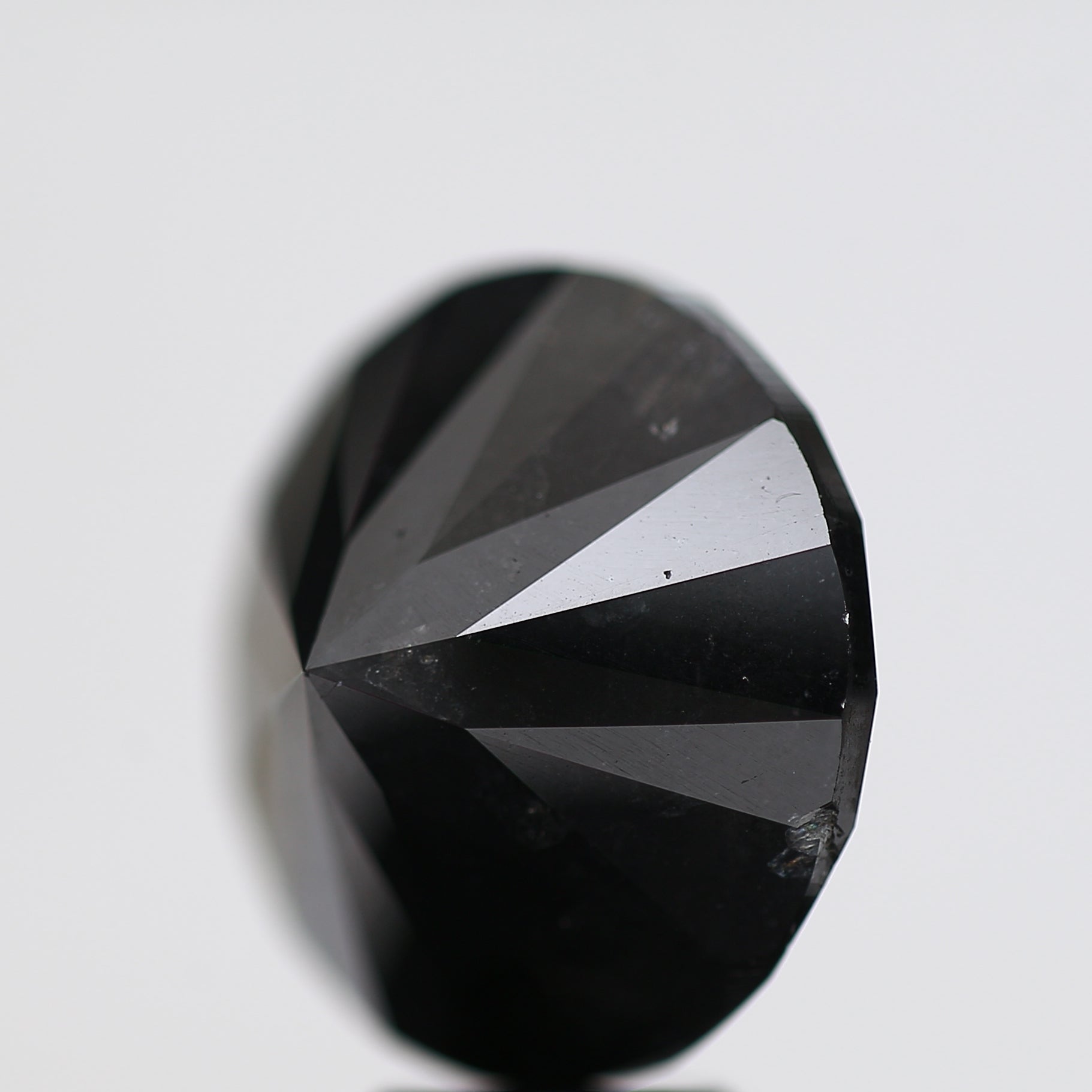 8.94 Carat Fancy Black Round Brilliant Diamond GIA Certified