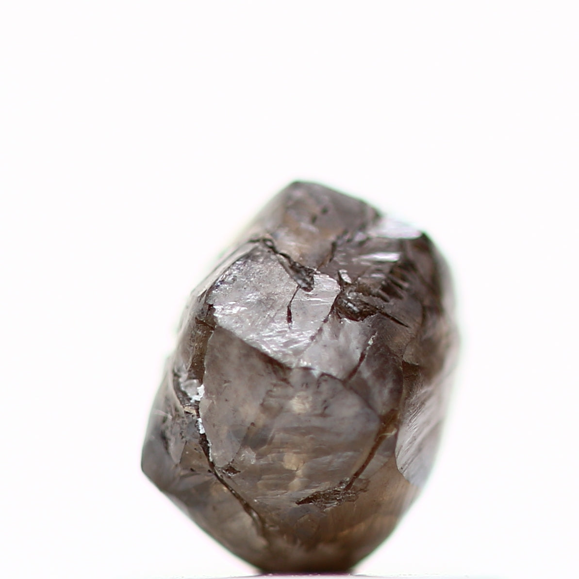 0.92 Carat Fancy Brown Uncut Raw Natural Rough Diamond 5.10 MM - Blackdiamond