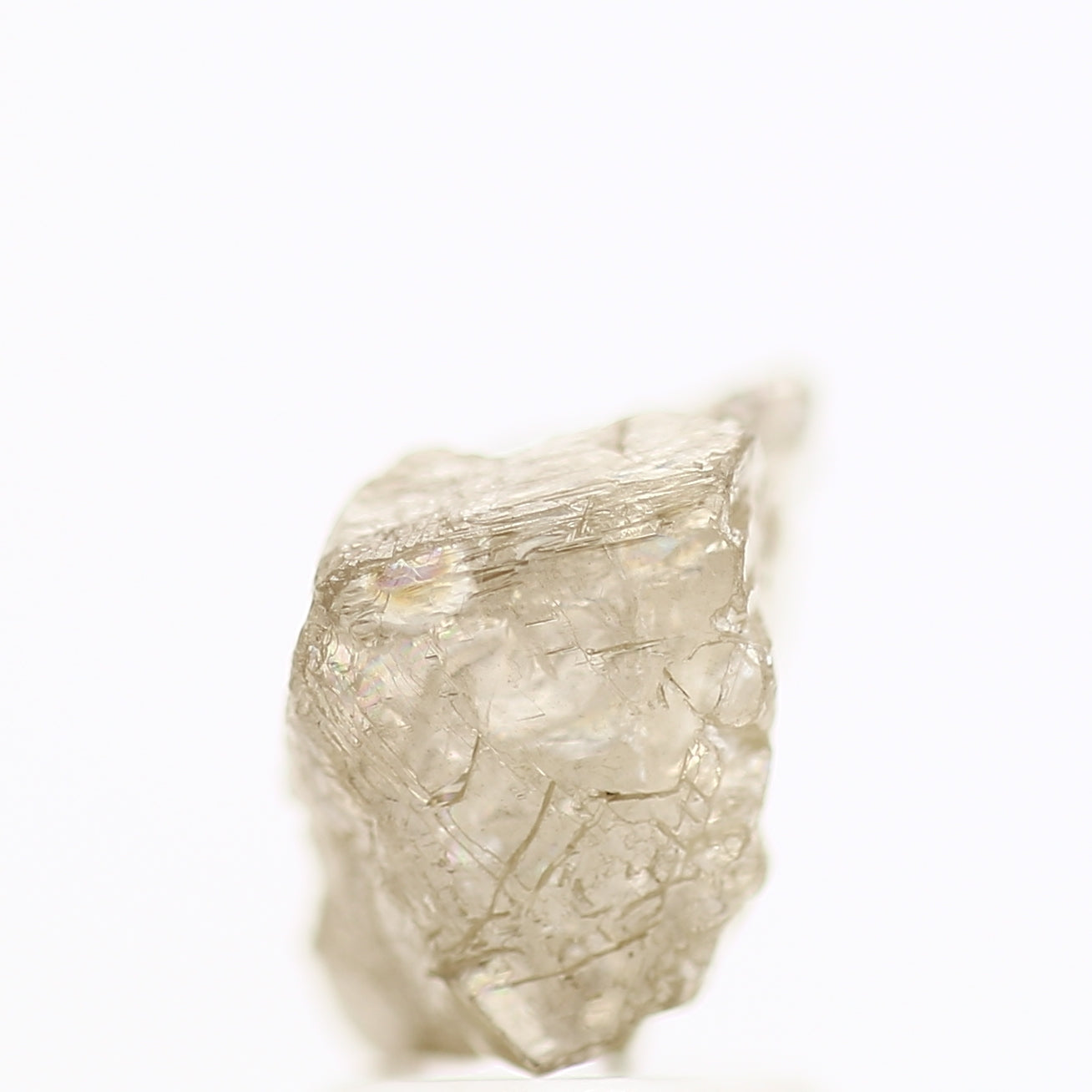 2.43 carat Crystal Rough Fancy Champagne Brown Raw Earth Mined Natural Diamond - Blackdiamond