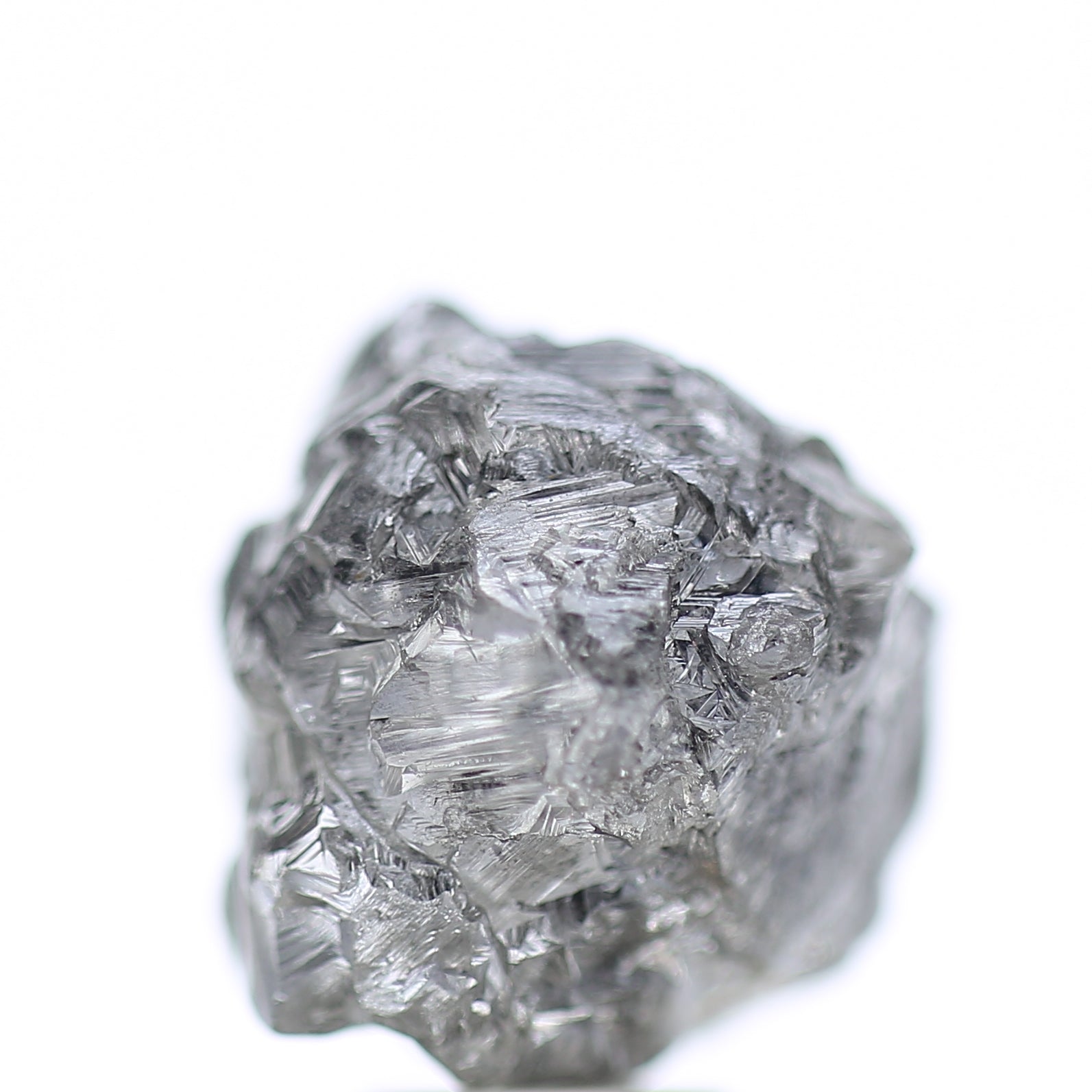 11 Carat Natural Fancy Gray Rough Diamond 11 MM