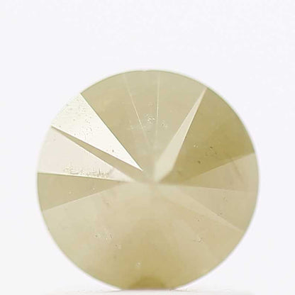 0.94 Carat Yellow Diamond Round Shape Natural Loose Diamond 6 MM - Blackdiamond