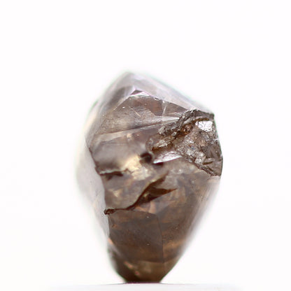 1.12 Carat Natural Octahedron Brown Rough Diamond 6.40 MM - Blackdiamond