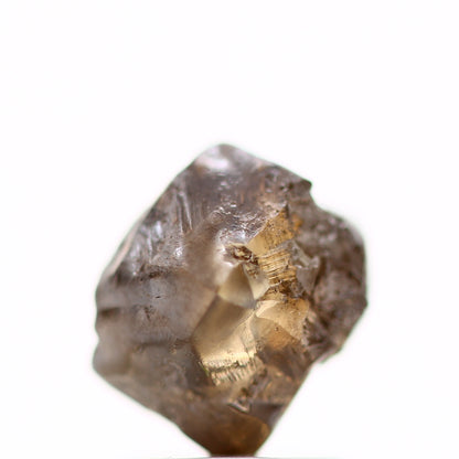 2.07 Carat Natural Fancy Cognac Brown Crystal Raw Rough Diamond 7.1 MM - Blackdiamond