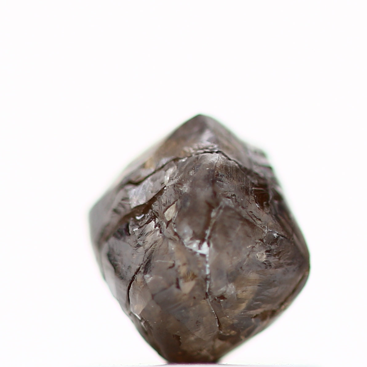 0.92 Carat Fancy Brown Uncut Raw Natural Rough Diamond 5.10 MM - Blackdiamond