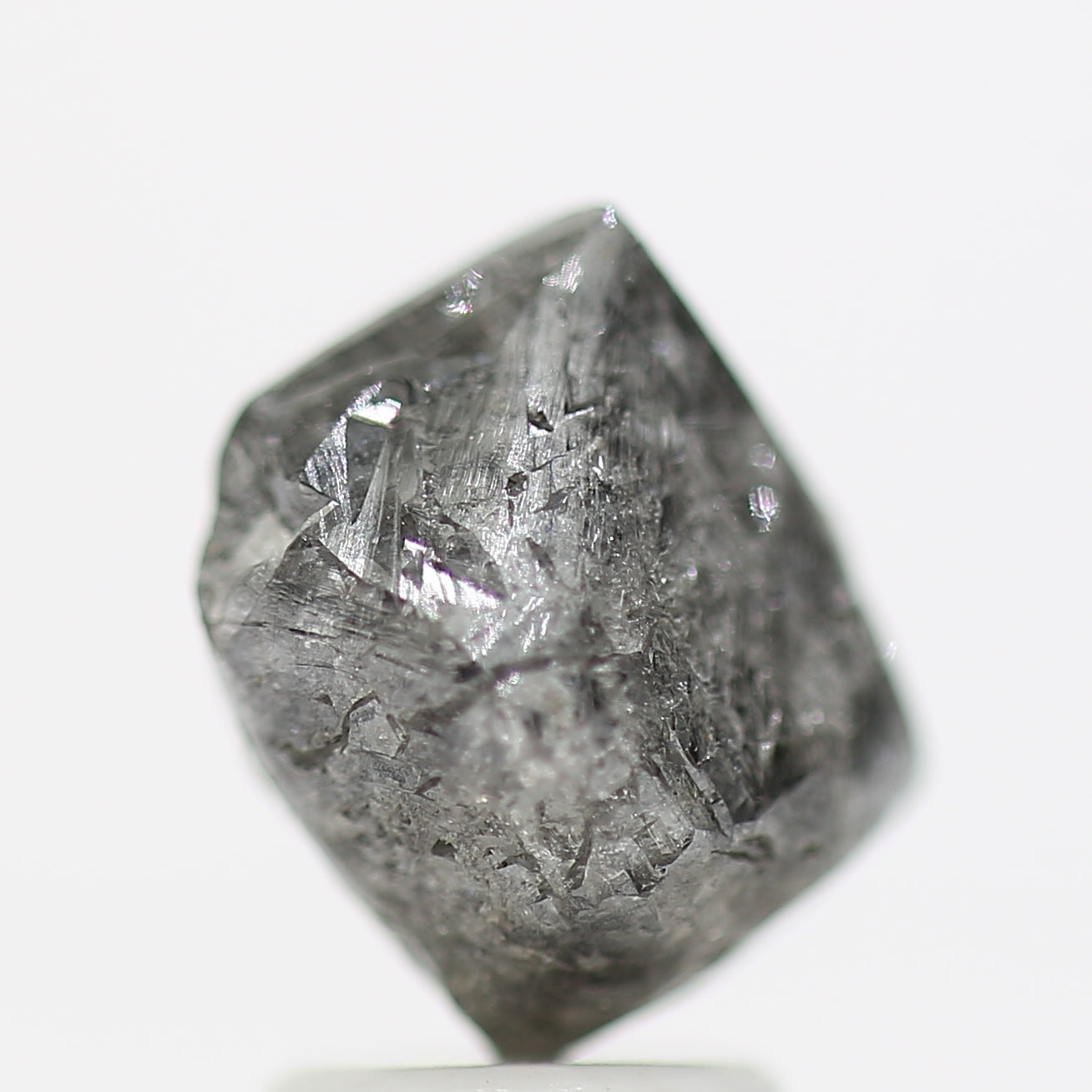 4.34 Carat Unpolished Rough Diamond Octahedron Crystalline Diamonds - Blackdiamond