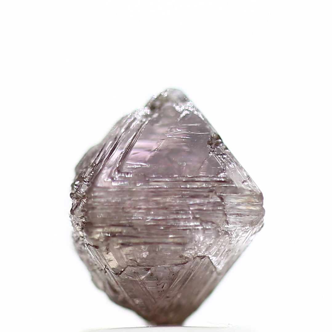 2.16 Carat Fancy Purple Pink Octahedron Natural Raw Rough Diamond - Blackdiamond