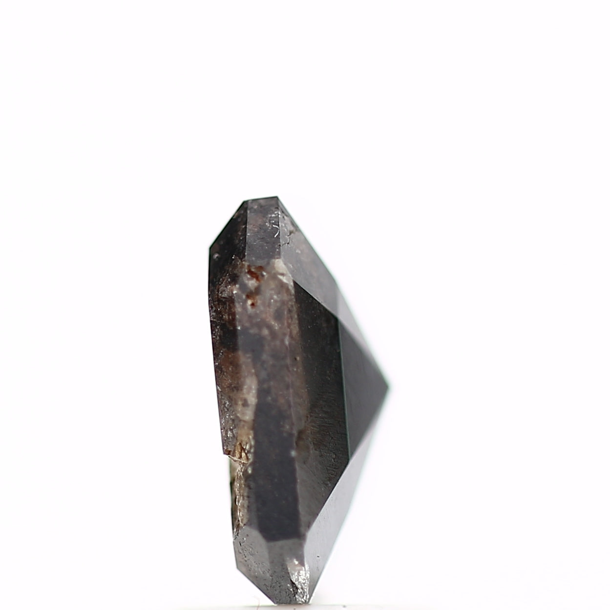 2.24 Carat 8.27 MM Natural Loose Gray Emerald Salt and Pepper Diamond - Blackdiamond