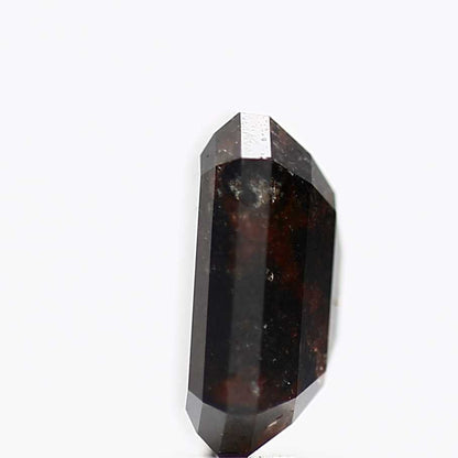 1.83 Carat 7.90 MM Fancy Black Emerald Cut Salt and Pepper Diamond - Blackdiamond