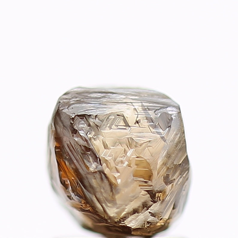 2.34 Carat Natural Fancy Cognac Brown Rough Diamond 7.6 MM