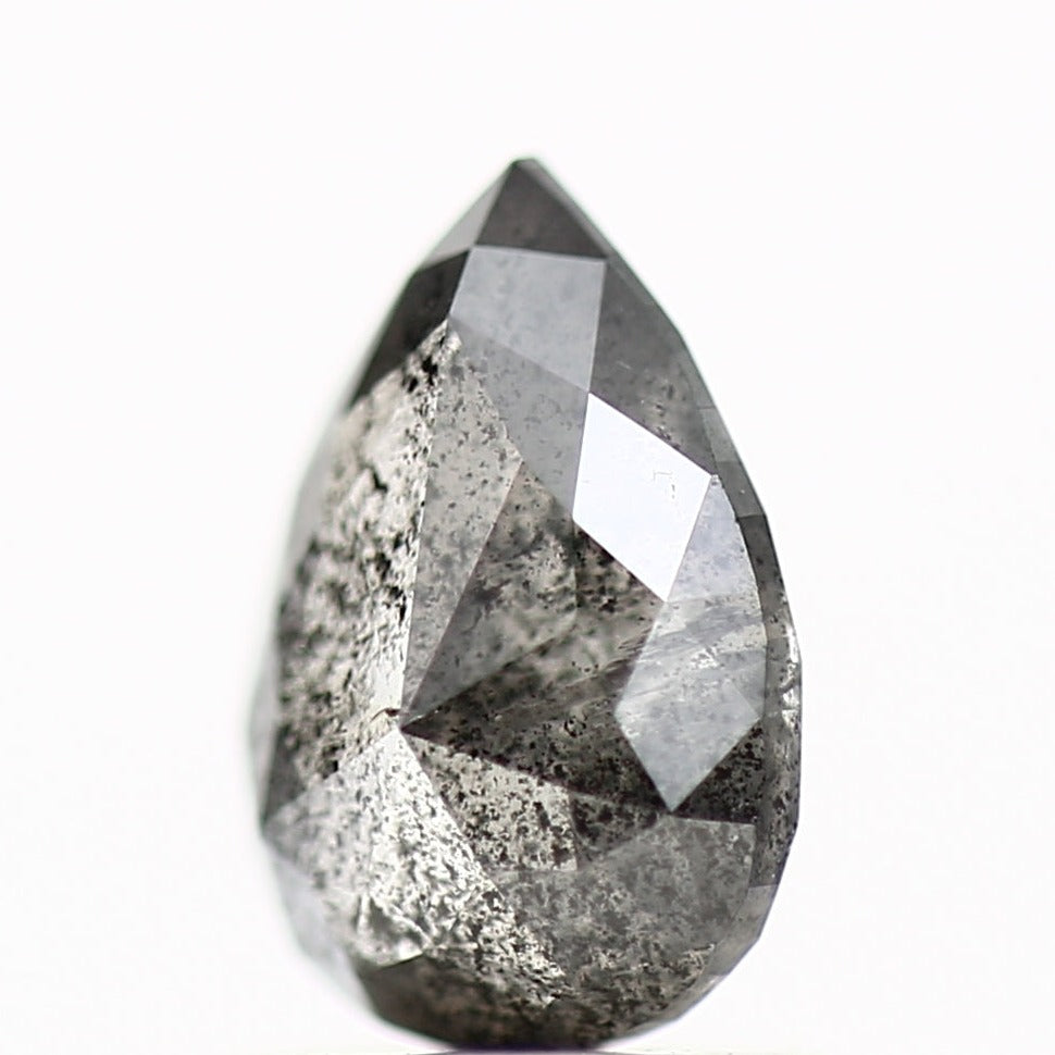 gray salt and pepper diamond double cut