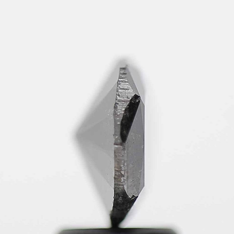 2.95 Carat Natural Black Pear Cut Diamond 14.50 MM