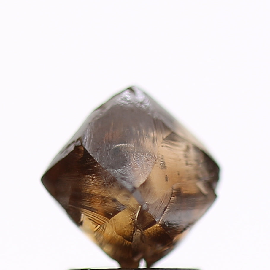 2.32 Carat Natural Fancy Cognac Brown Rough Diamond 6.63 MM