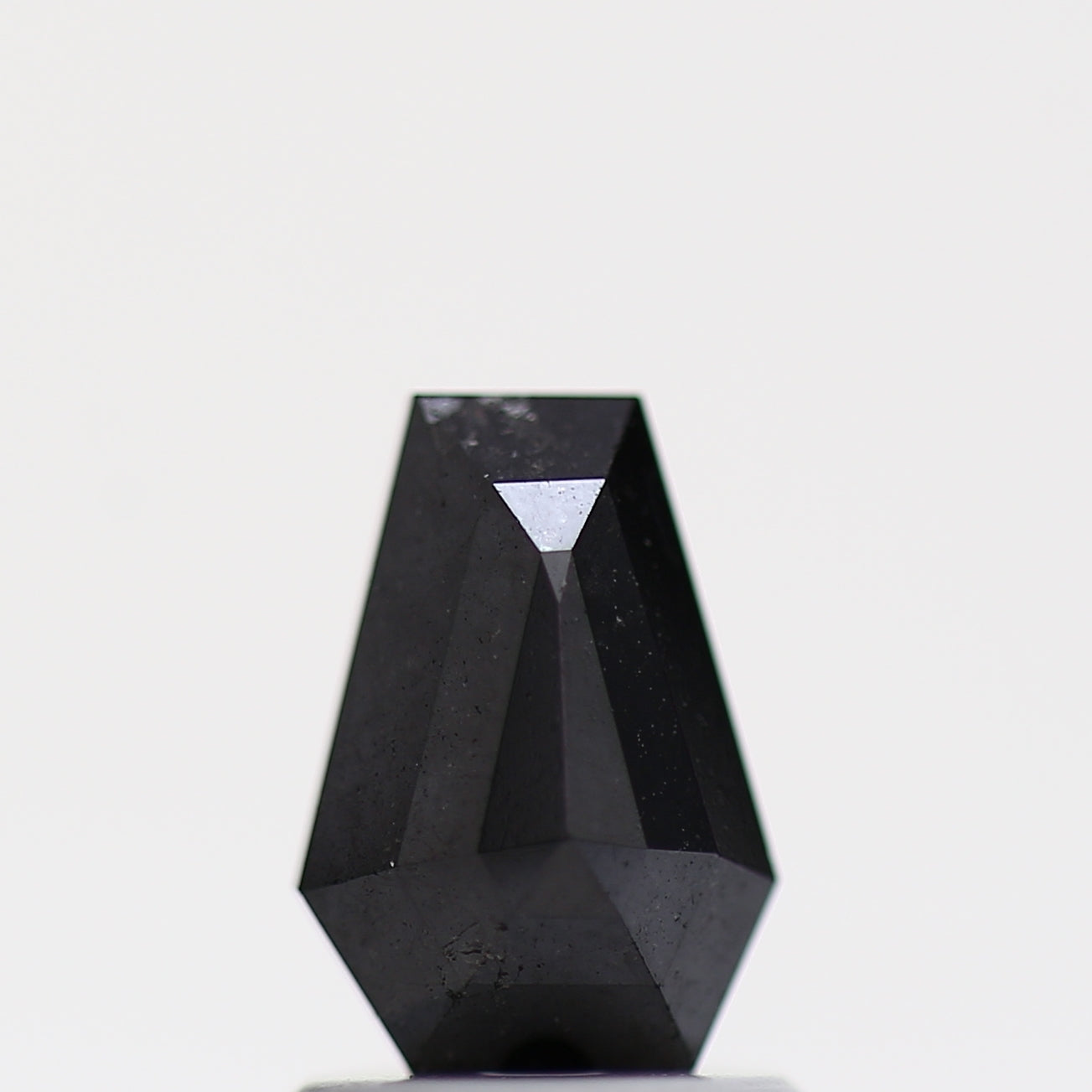 1.13 Carat 7.77 X 5.54 X 3.47 MM Coffin Fancy Natural Black Diamond - Blackdiamond