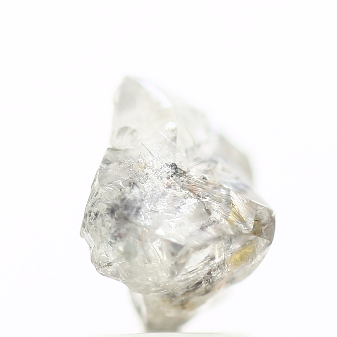 2.29 Carat Rough White Crystal Clear Raw Natural Diamond - Blackdiamond