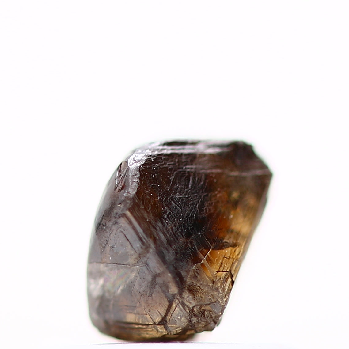 0.89 Carat Natural Champagne Brown Octahedron Rough Diamond 5.30 MM - Blackdiamond