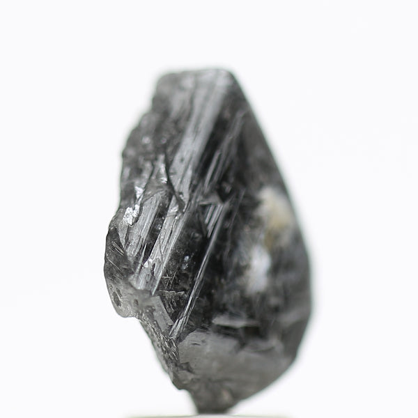4.07 Carat Natural Black Rough Diamond Raw Octahedron Uncut