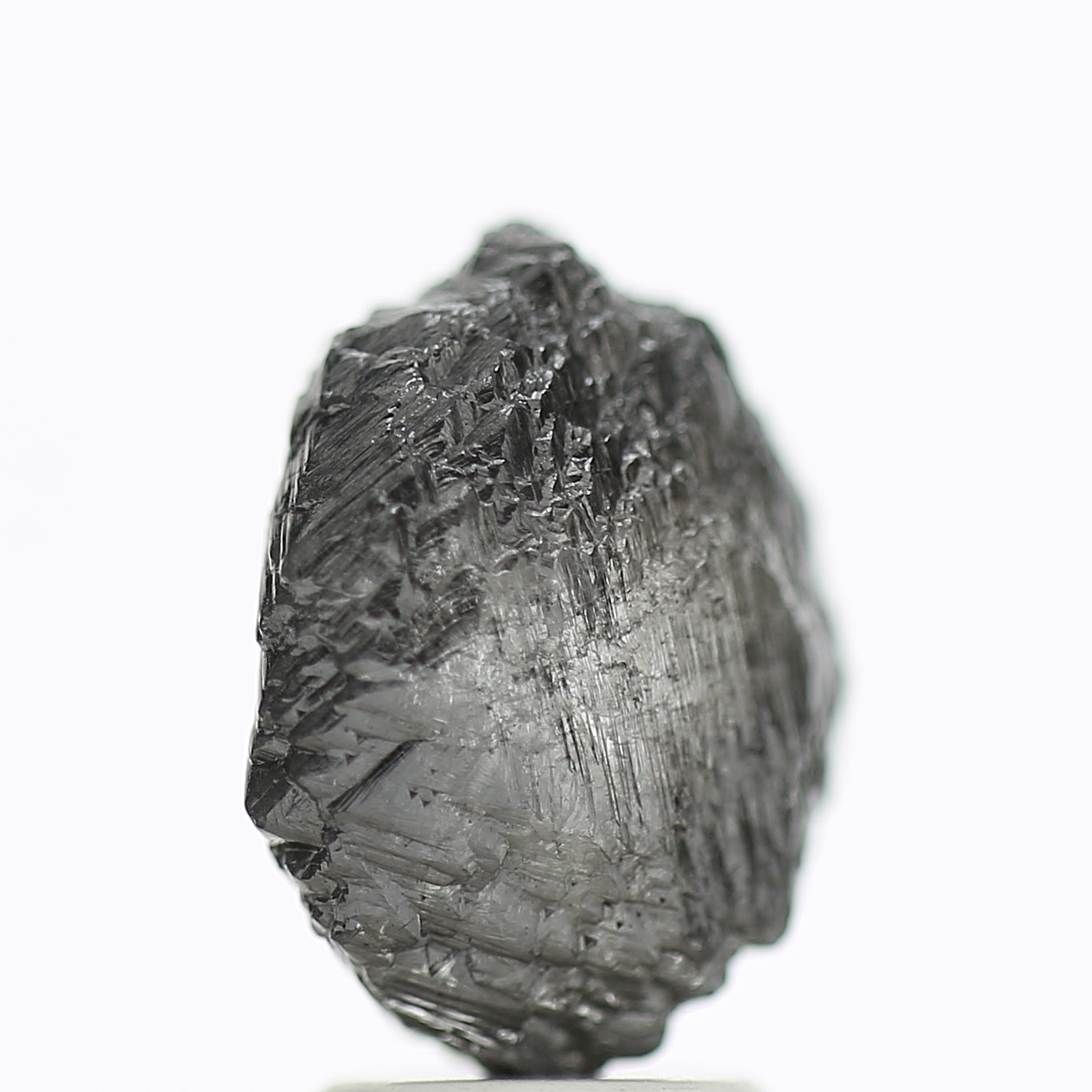 4.64 Carat Black Gray Natural Raw Uncut Rough Diamond