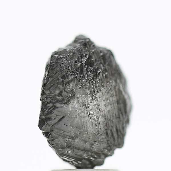 4.64 Carat Black Gray Natural Raw Uncut Rough Diamond
