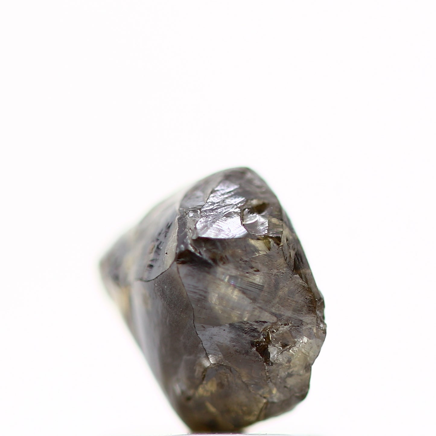 1.58 Carat Natural Fancy Champagne Brown Crystal Rough Diamond 6.50 MM - Blackdiamond