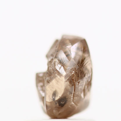 1.34 Carat Natural Fancy Cognac Brown Crystal Rough Diamond 6.80 MM - Blackdiamond