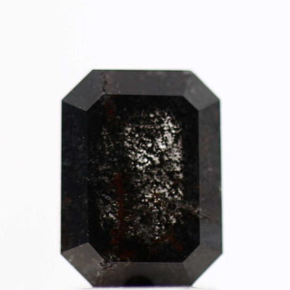 1.55 Carat 7.72 MM Fancy Black Diamond Emerald Shape - Blackdiamond