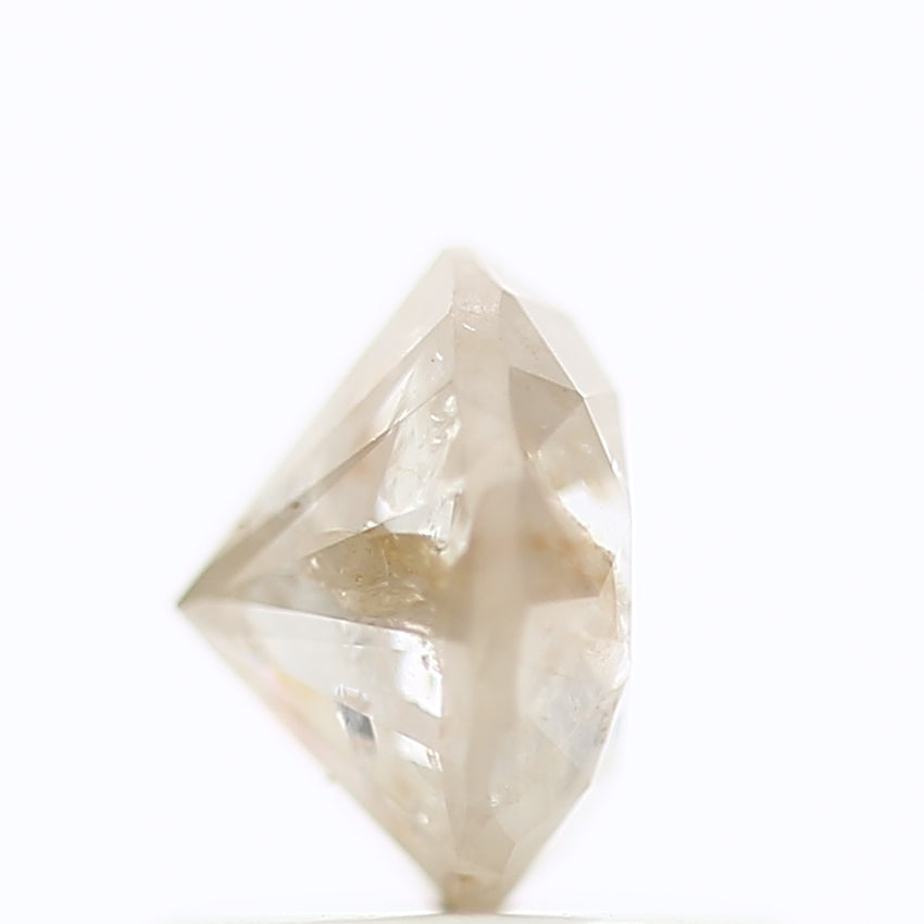 0.93 Carat Natural Icy Round Cut Salt And Pepper Diamond 5.91 MM