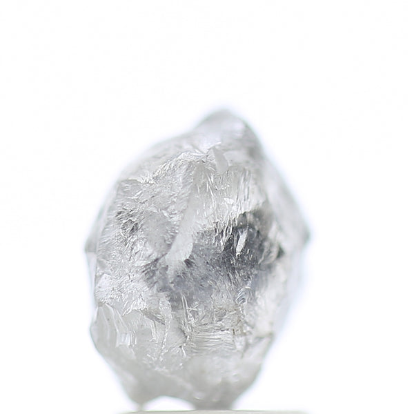 3.40 Carat Natural Fancy Grey Icy Rough Diamond