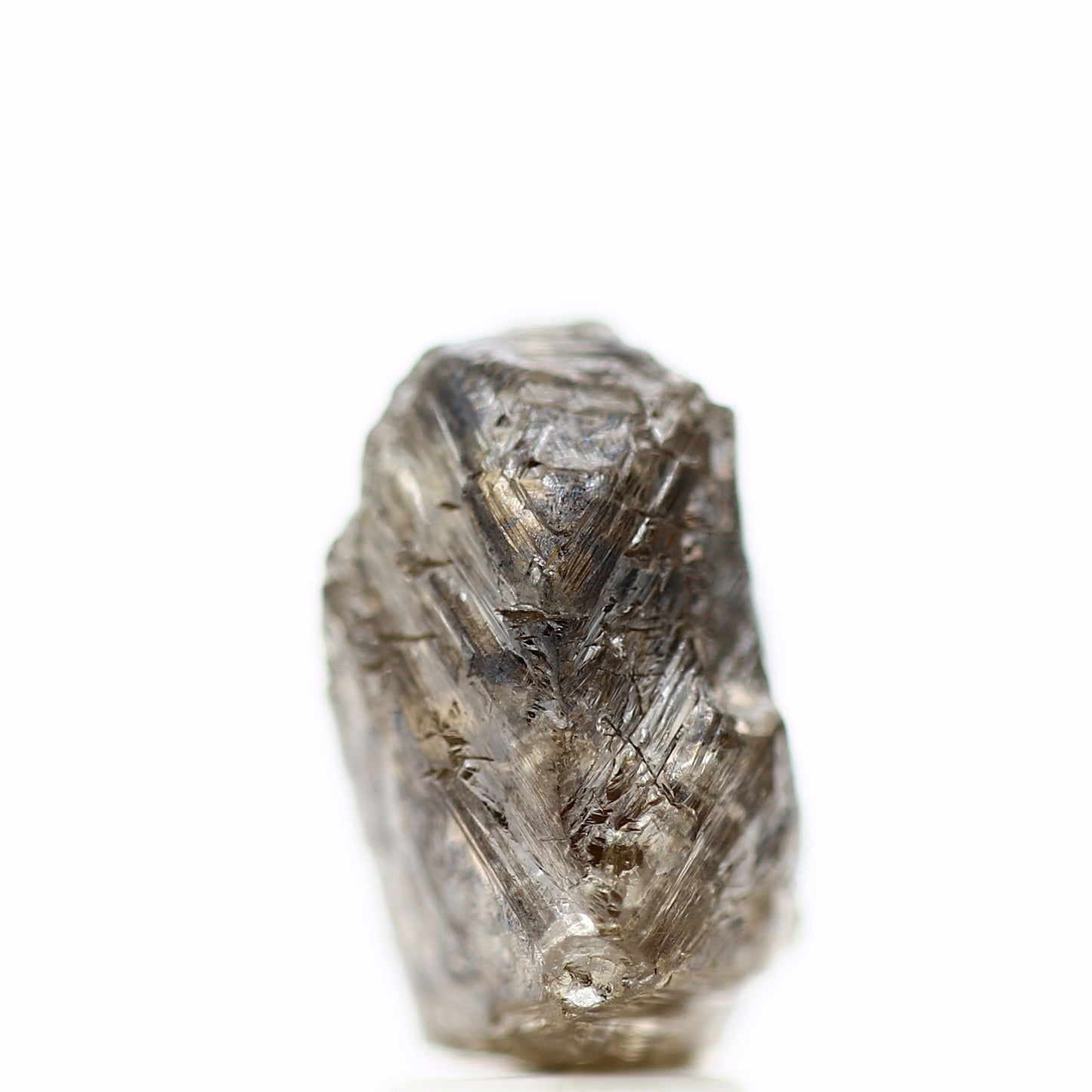 6.48 Carat Fancy Brown Crystal Raw Rough Natural Diamond 12.14 MM - Blackdiamond